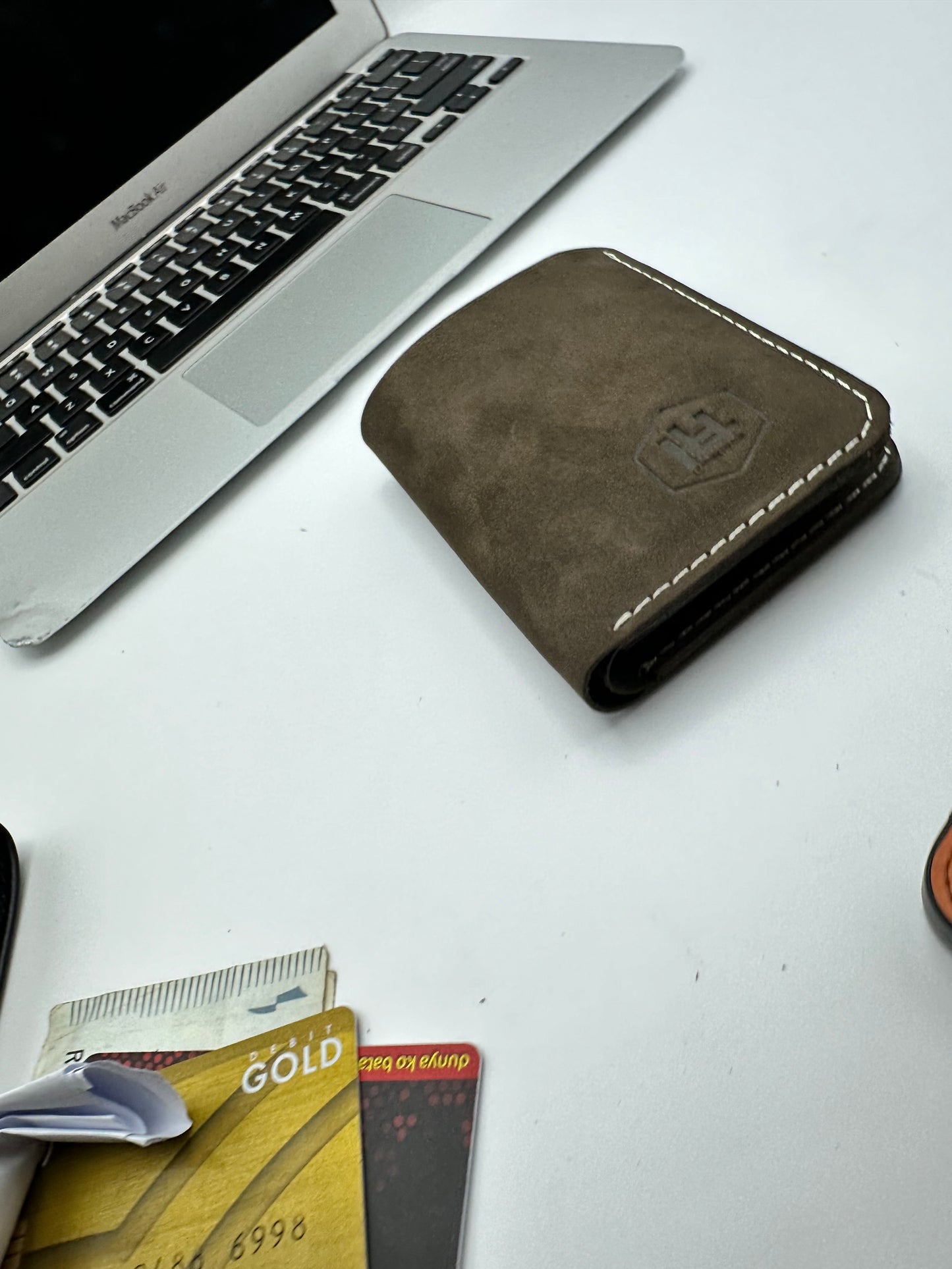 Leather Height Cubic Texture Leather Wallet - Unmatched Style and Functionality